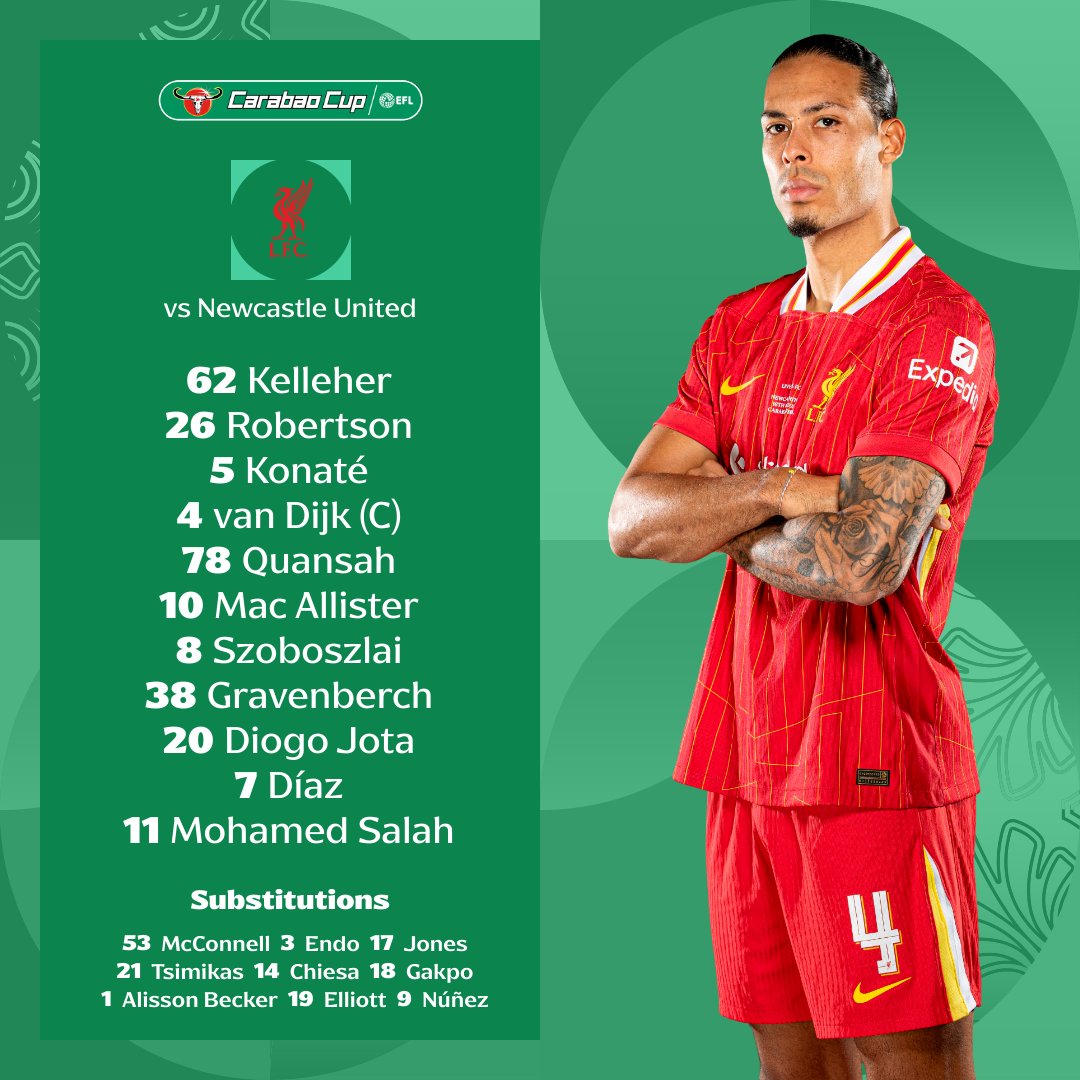 Carabao_Cup's tweet photo. 📋 Your #CarabaoCupFinal teams 👇

#EFL | #CarabaoCup https://t.co/Iq4JCUtPBg