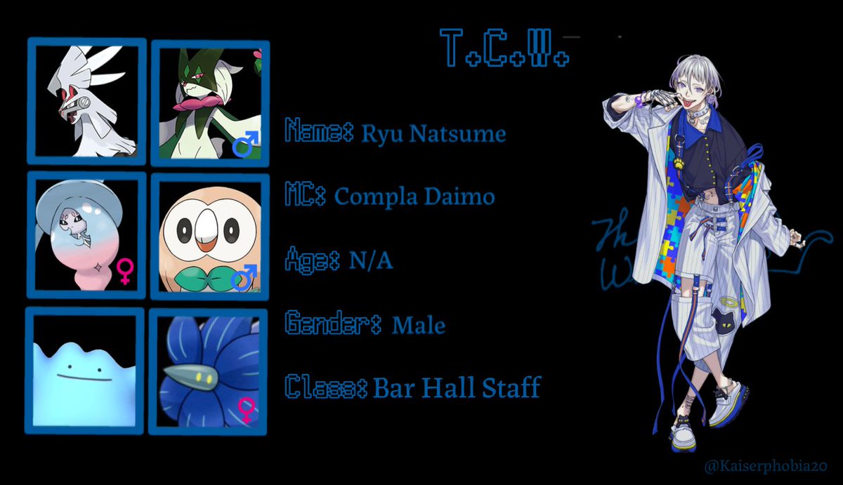 Paramon2024's tweet photo. Day 16: Ryu Natsume
#paramon #パラライファンアート #パラライ #ParadoxLive #TheCatsWhiskers #TCW #RyuNatsume #compladaimo #Pokemon https://t.co/KygAldfbG1