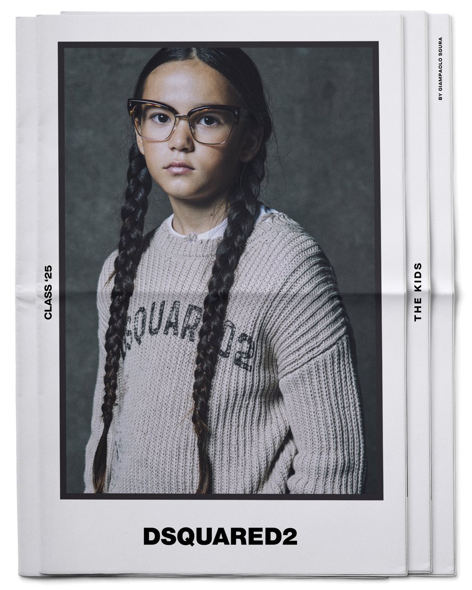 Dsquared2's tweet photo. Class clown, sports star, future ICON—who were you in the yearbook?

Explore the new #D2KIDS SS25 Advertising Campaign now, shot by #giampaolosgura #cba_ww

#DSQUARED2 https://t.co/qLSuW0pTGd