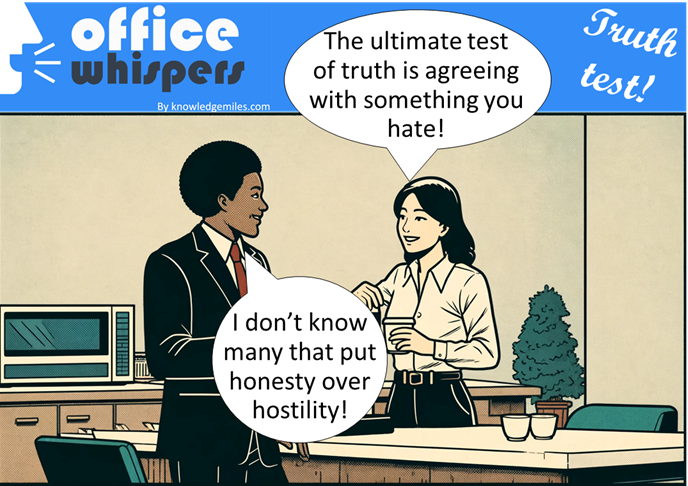 KarimManjra's tweet image. Truth test...

#OfficeWhispers #WorkplaceComics #WorkplaceHumor #Workplace #Comics #humor