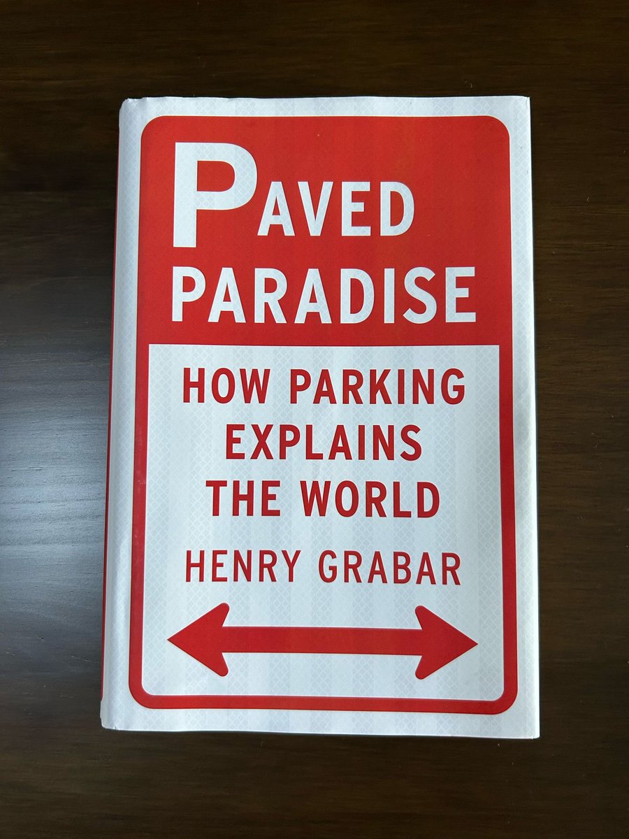 I just finished "Paved Paradise" by Henry Grabar, and boy does it have some gems. Lots of the solutions to our urban woes are already being put in place - look at Austin - but this should be read by every city council across America. 

My favorite quotes can be found here.
🧵