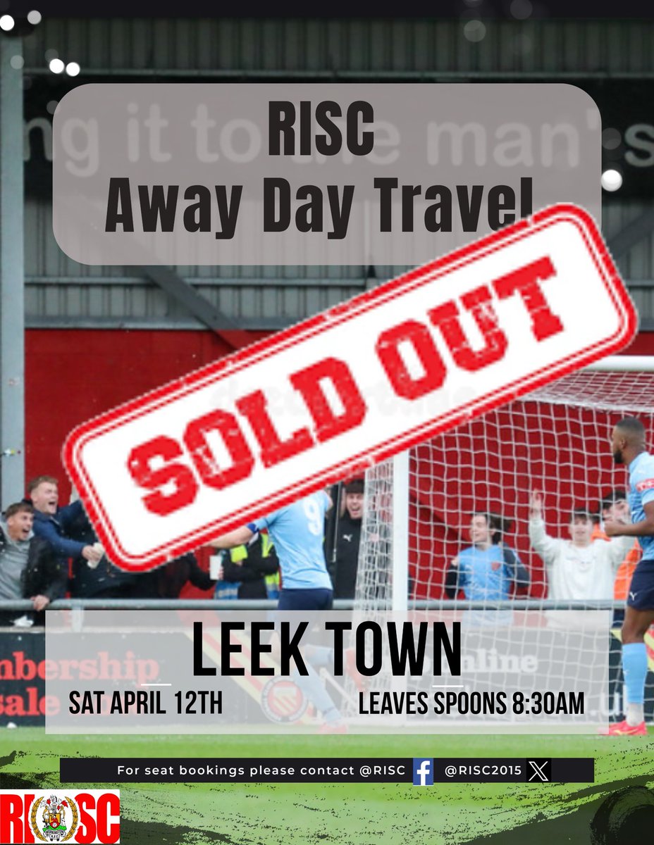 RISC2015's tweet photo. Not long til the season closes, and we have buses running for the following trips:

Macclesfield
Leek
Morpeth (fancy dress season ender)

If you want to book a seat for any please get in touch 🚌🍻 https://t.co/YNyx8hF5wK
