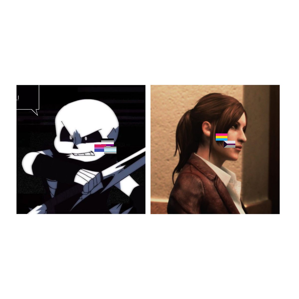 Yukr0ss's tweet photo. Headcanon desses dois putos que eu amo #angelguard / #crossfield muito no espectro ace aff #crackship #crossship #crossshiptwt #crackshiptwt https://t.co/N7emK2LzVy