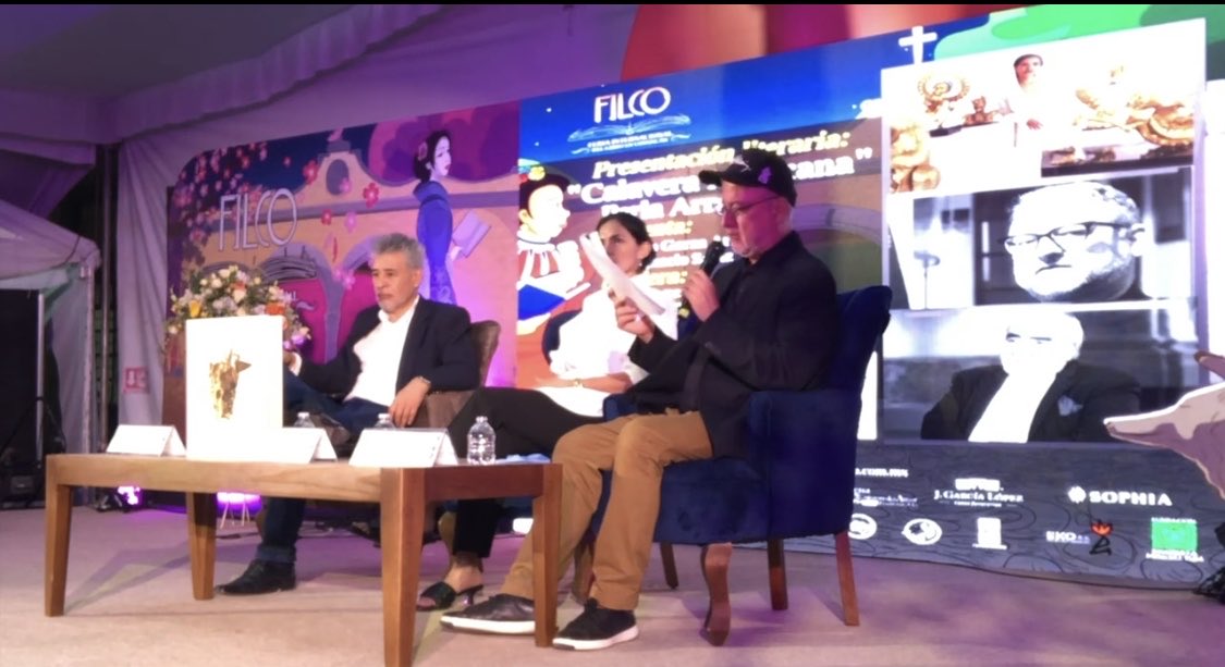 perlaarroyo's tweet photo. Presentación del libro Calavera Mexicana en Filco.
Gracias a todos los asistentes y en especial a esta Feria Internacional del Libro por su invitación 

https://t.co/h3LpeEwKNt https://t.co/ggQXizbdWo