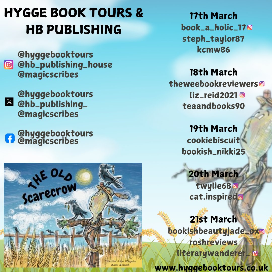 hyggebooktours's tweet photo. Excited to be back with @hb_publishing_ tomorrow celebrating this beauty by @magicscribes 🎊❤️

#hyggebooktours #hygge #booktours #booktourorganiser #bookbloggers #bookstagram #authorpromo #supportingauthors #bookpromotion #childrensbooks #childrensfiction https://t.co/wjUM18eOTl
