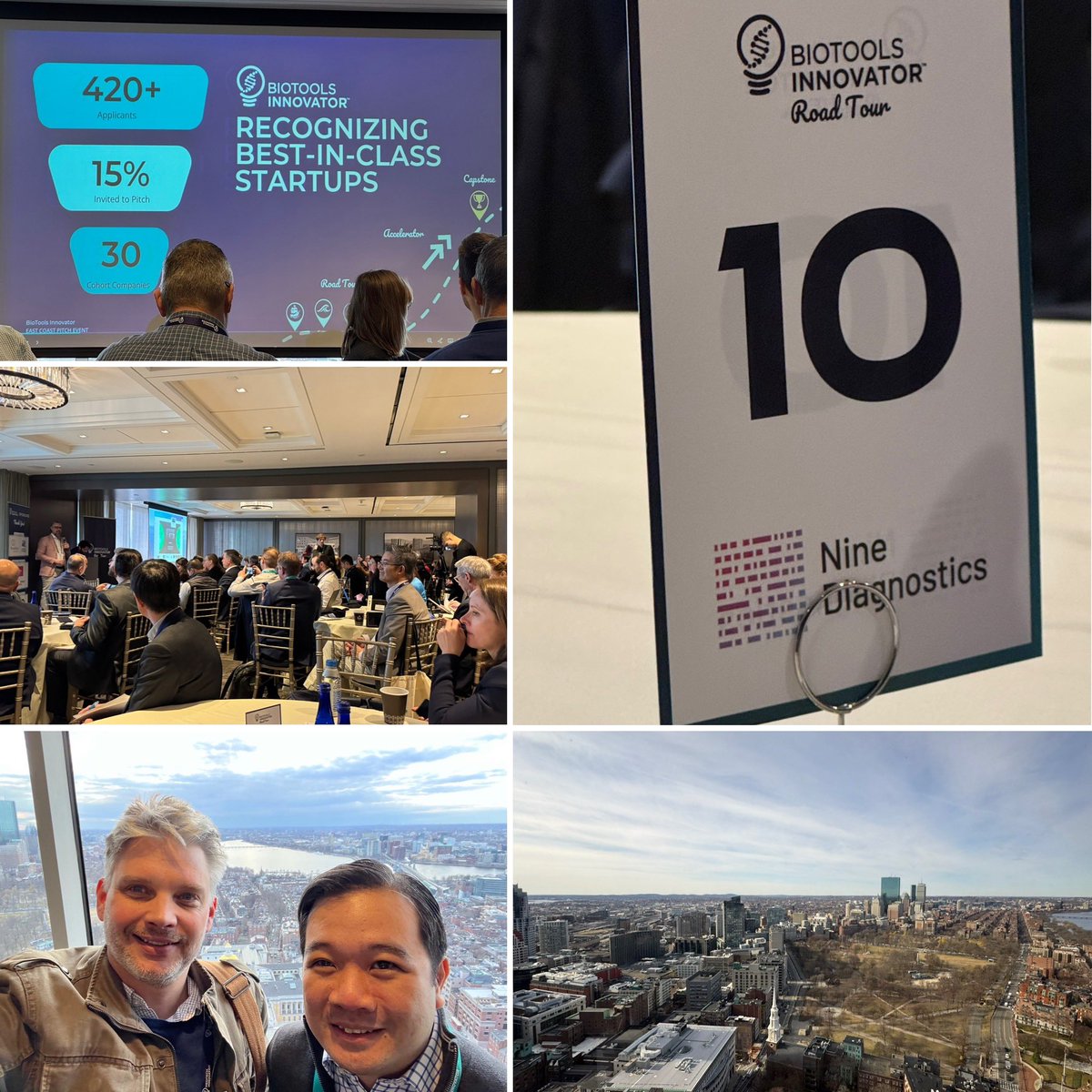 Freddy T. Nguyen, MD, PhD (@freddytn) on Twitter photo Earlier this week had a great time presenting <a href="/NineDiagnostics/">Nine Diagnostics</a> at <a href="/BTInnovator/">BioTools Innovator</a> #Boston! Thanks for the opportunity!
Met a great community of mentors, advisors, & startups built around #LifeSciences Tools!
#innovation #medtech #science #engineering #medicine #healthcare #health Earlier this week had a great time presenting <a href="/NineDiagnostics/">Nine Diagnostics</a> at <a href="/BTInnovator/">BioTools Innovator</a> #Boston! Thanks for the opportunity!
Met a great community of mentors, advisors, & startups built around #LifeSciences Tools!
#innovation #medtech #science #engineering #medicine #healthcare #health