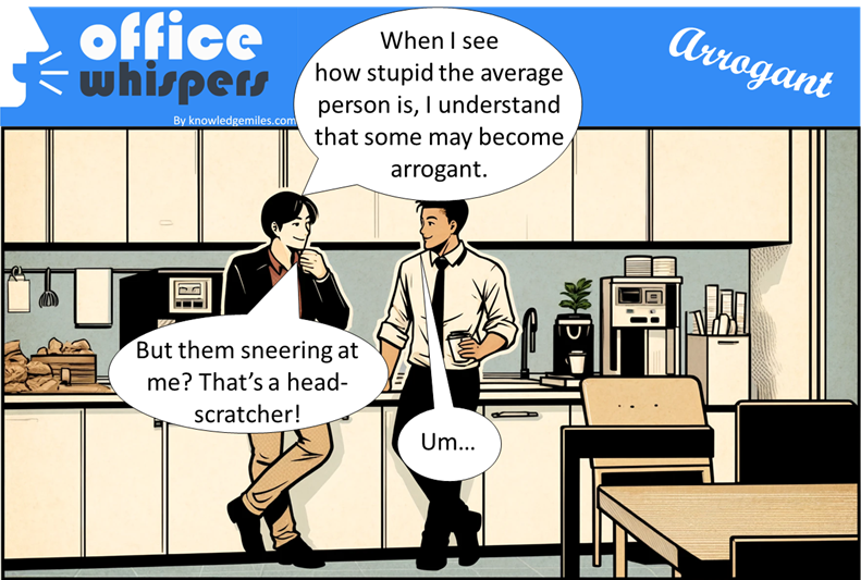 KarimManjra's tweet image. Arrogant...

#OfficeWhispers #WorkplaceComics #WorkplaceHumor #Workplace #Comics #humor