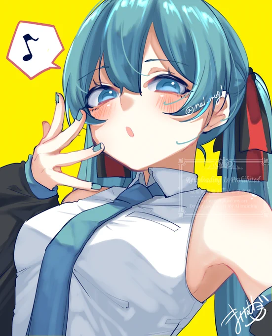 魅了されちゃった??#初音ミク 