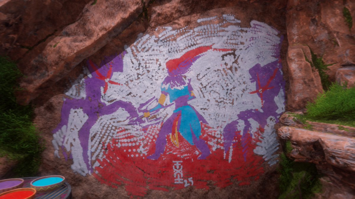 FxHuetArt's tweet photo. The last walldrawing i've done with this awesome illustration style !!
Next week i'll do another one !!
@Guerrilla @FirespriteGames
#psvr2 #horizoncallofthemountain #aloy #corruptors #walldrawing https://t.co/KrqmnB1G6x