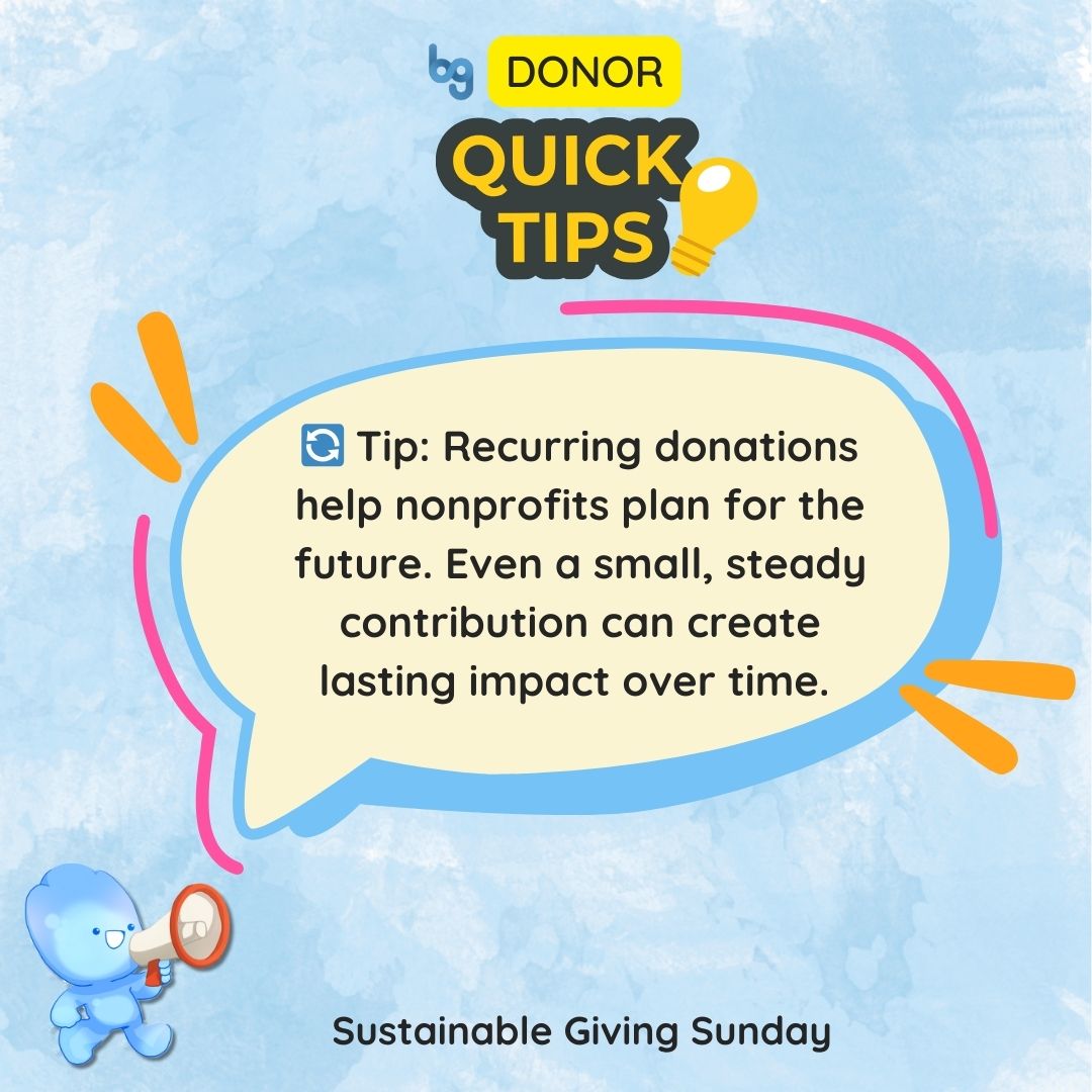 BetterDotGiving's tweet photo. Sunday โ #SupportSunday
๐ #SupportSunday: Meaningful Giving Starts Here!
Every act of generosity creates change. Todayโs donor tip will help you make informed, impactful giving decisions that truly matter. Stay tuned! #BetterGiving #DonorTips https://t.co/PdyuDnasTL