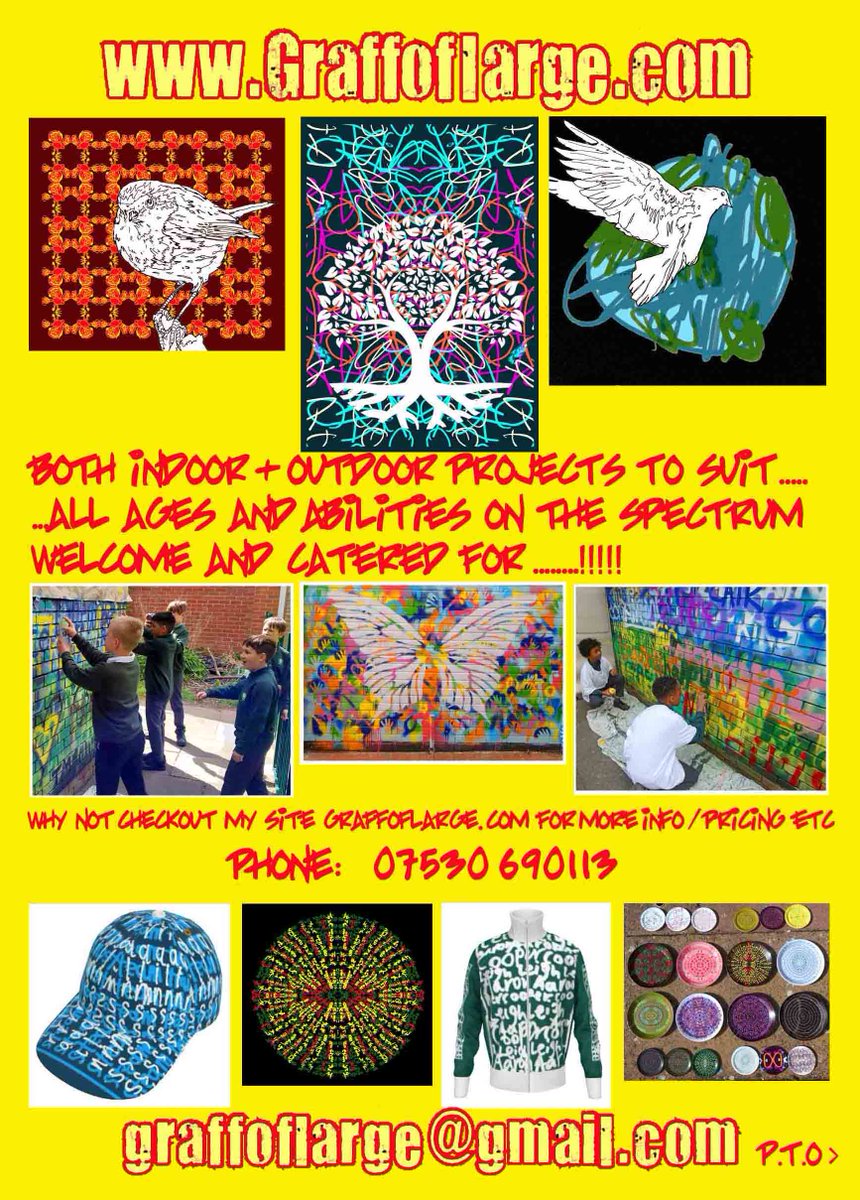 GRAFFOFLARGE's tweet photo. .....new front and back proofs for A5 workshop flyers......
#artworkshop #workshop #art #graffiti #streetart https://t.co/ddJdgt0Kec