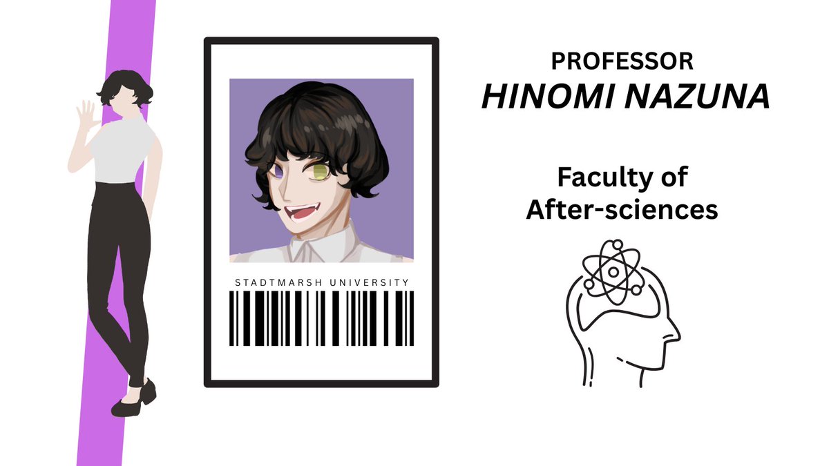stadtmarsh_RP's tweet photo. ⇲ Professor of Faculty of After-sciences: Hinomi Nazuna is here! ⇱
Her laughter is contagious, but be careful of what she's going to do to you once you're not looking...

#RPGroup #OC #roleplay 
Preserver: https://t.co/Rrfg9ySJOS https://t.co/0uLDZDFGPw