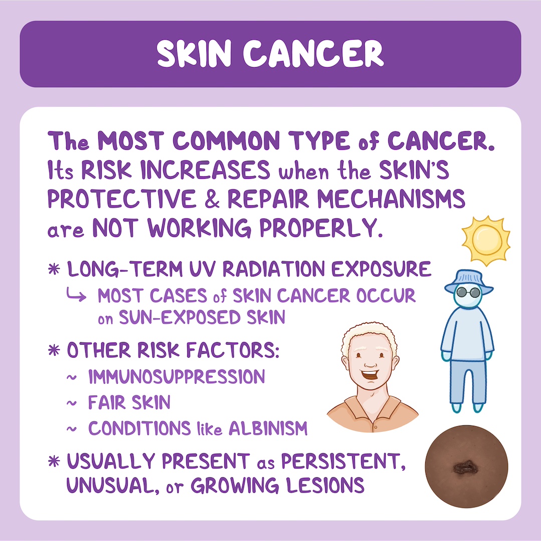 OsmosisMed's tweet photo. Today's #PathologyReview is on #SkinCancer. The three most common types are basal cell #carcinoma, squamous cell carcinoma, & #melanoma.
Learn more: https://t.co/8LDvSTeojw
Try Osmosis from Elsevier for free: https://t.co/RNC5Mb7Dr3 https://t.co/lfeLBAQAFh