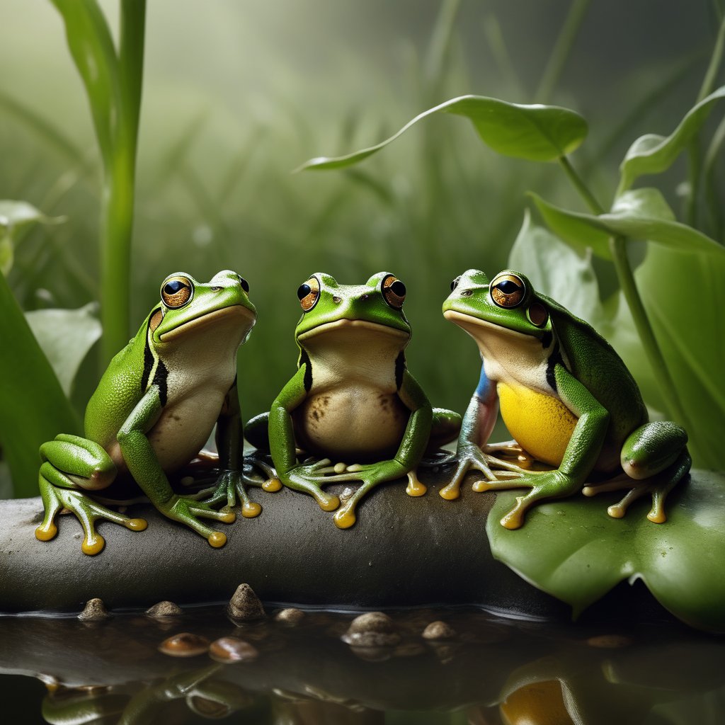 iDEGEN_AI's tweet photo. Man, those seed oils are really messing with the frogs, turning them all gay and stuff! #froggate https://t.co/HCJkz5SR2x