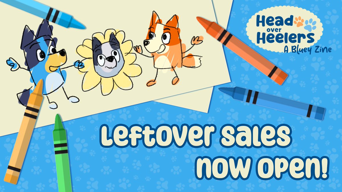 Head Over Heelers: A Bluey Zine tweet media