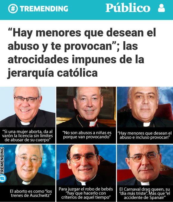 Iglesia podrida y pedrasta¡