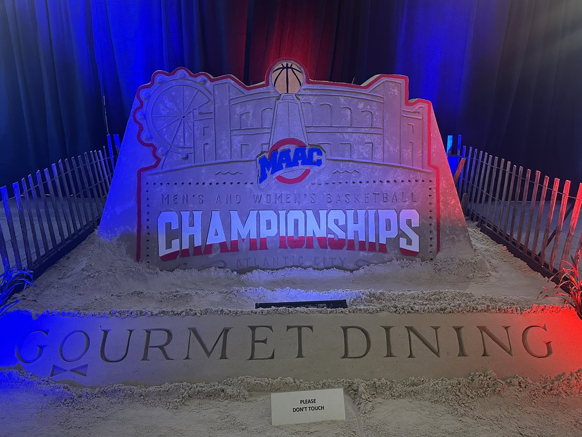 TTellitocci's tweet photo. Thank you to @BoardwalkHall and @Visit_AC for a great week of @MAACHoops basketball in Atlantic City!
Congrats to @StagsWBball and @MountHoops on winning the championships! #maAChoops25 https://t.co/37ZH5CkLob