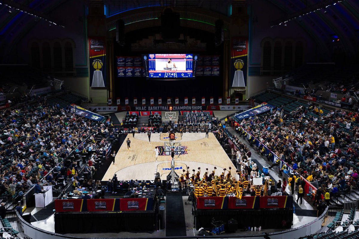 TTellitocci's tweet photo. Thank you to @BoardwalkHall and @Visit_AC for a great week of @MAACHoops basketball in Atlantic City!
Congrats to @StagsWBball and @MountHoops on winning the championships! #maAChoops25 https://t.co/37ZH5CkLob