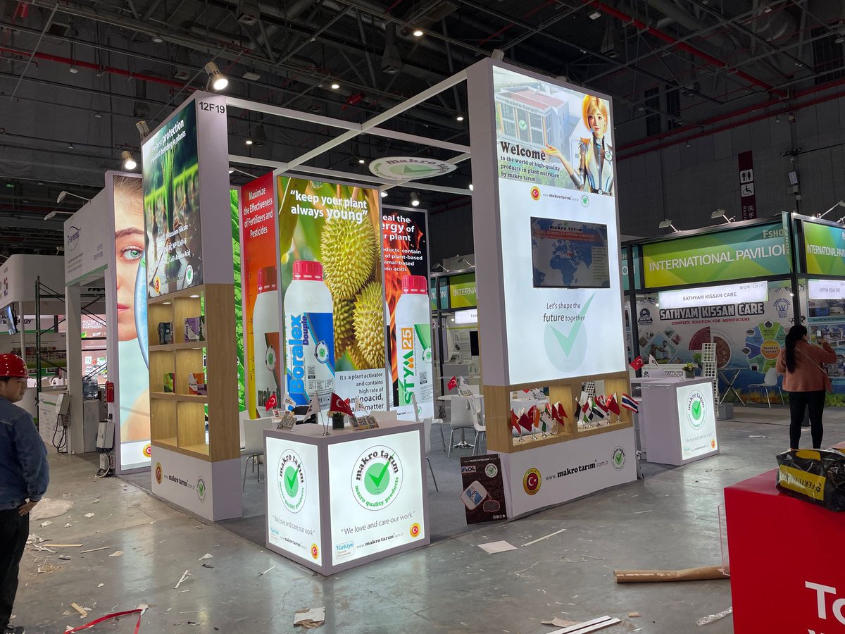 makrotarim's tweet photo. CAC 2025
Fertilizer Show
Shanghai / CHINA
Tarım Fuarı İçin Makro Tarım Team Son Hazırlıklarını Tamamladı . Misafirlerimizi Standımızda Ağırlamaktan Mutluluk Duyacağız . @makrotarim
#Makrotarim #CAC2025 #Shanghai #OrganicAgriculture #PlantProtection #DistributorSearch https://t.co/bDcfL7RS5G