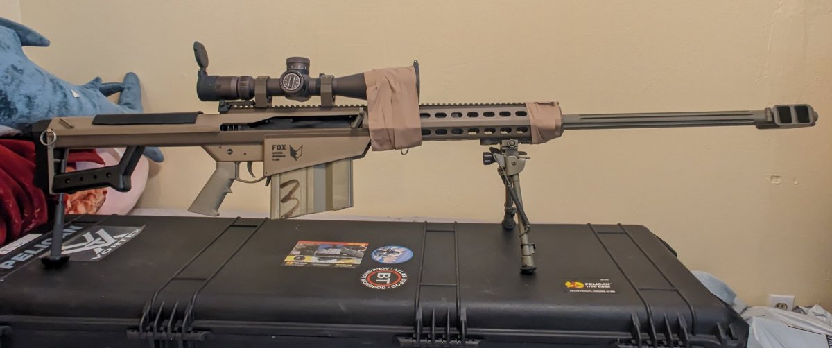 MakoMakt's tweet photo. The Otogi M82a1 is finally done after hours of work and thousands spent. #bluearchive https://t.co/vZrpnWssB0