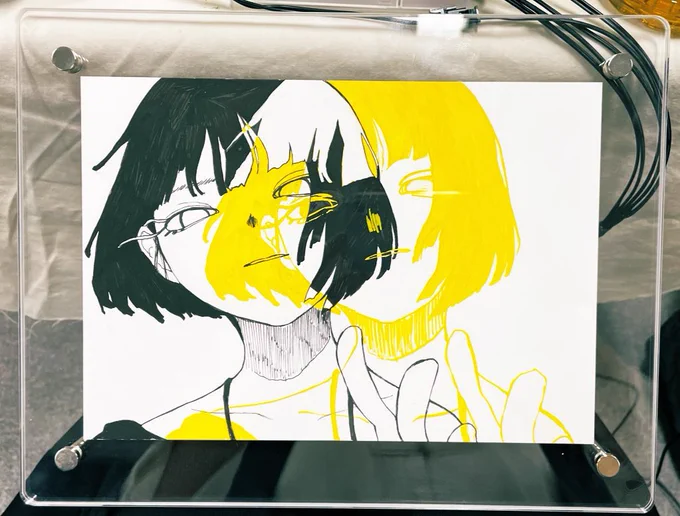 昔描いた絵でも載せて今日を終わらせます おやすみ 