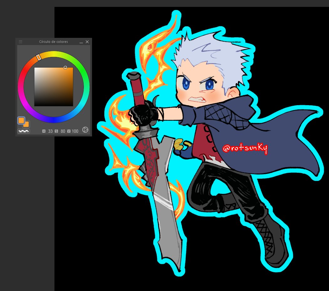 rotsunky's tweet image. Pull my devil trigger!💥 #DevilMayCry