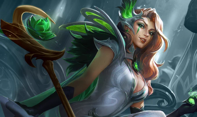 TFT Debonair LeBlanc Splash, seems like her face has been updated for her VU 