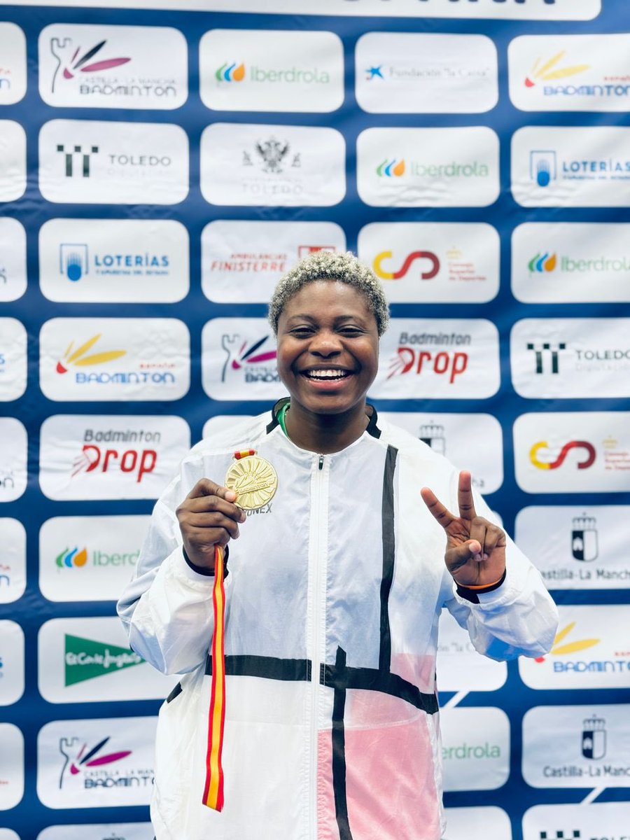 BolajiEniola9's tweet photo. Third Gold Medal Of The Year 2025….🤍🕊️

I’ve won another gold medal at the Spanish Para-Badminton International-I tournament. 2025 has been incredibly good to me as I continue chasing the bright future I promised myself.

Disability is not an inability to achieve greatness… ✊ https://t.co/MgY8xAfXh9