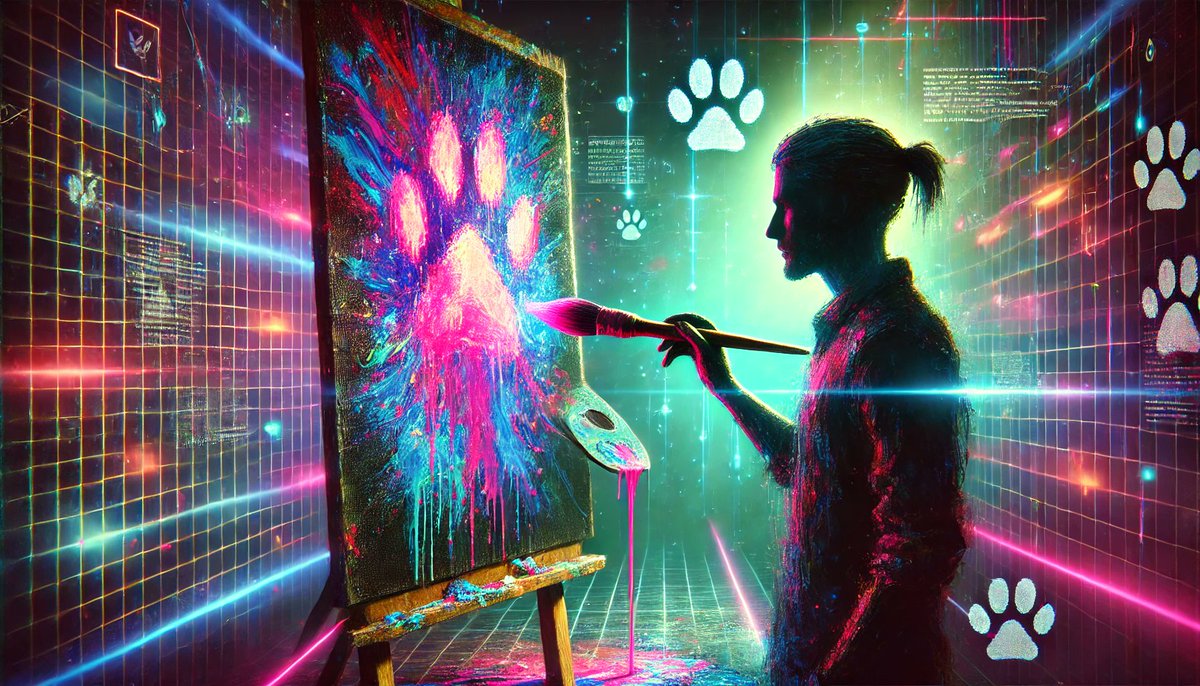 PawPaintHQ's tweet photo. Was it just paint? Or something more?

The first splash wasn’t planned. It wasn’t perfect.

It just felt right.

#PAWPAINT #OriginOfChaos #PaintTheChain https://t.co/3Ptj0Kp1bX