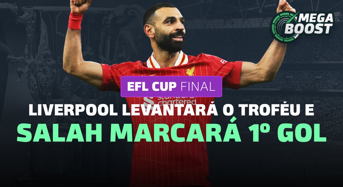⚽🔥 LIVERPOOL RUMO À VITÓRIA COM SALAH?🔥⚽

Uma megaboost imperdível para o duelo entre Liverpool e Newcastle! 🔴💥

Liverpool levantando o troféu e Mohamed Salah marcando o 1º gol! 😱

Antes 5,50 >> Agora 6,50! 🔥 Aproveite essa oportunidade!

#Futebol #Megaboost #Liverpool