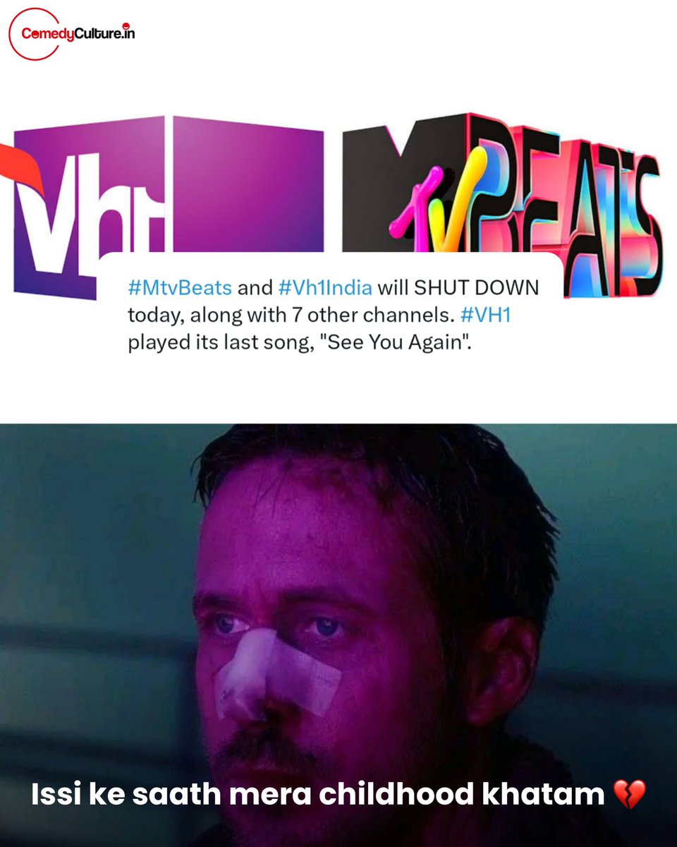 ComedycultureIn's tweet image. End of an era 💔
#mtvbeats #Vh1India