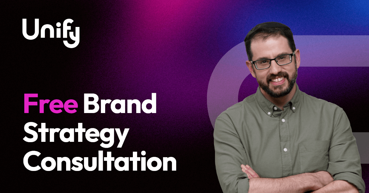 Unify Brand Marketing (@unify_branding) on Twitter photo Sign up for a FREE 30-minute brand strategy consultation with <a href="/MordyOberstein/">Mordy Oberstein🎗️🇮🇱</a>!
🟣 Tap into meaningful brand identit
🟣 Refine your brand positioning
🟣 Develop essential messaging themes
🟣 Integrate your branding into your marketing
Fill out the intake form below to get Sign up for a FREE 30-minute brand strategy consultation with <a href="/MordyOberstein/">Mordy Oberstein🎗️🇮🇱</a>!
🟣 Tap into meaningful brand identit
🟣 Refine your brand positioning
🟣 Develop essential messaging themes
🟣 Integrate your branding into your marketing
Fill out the intake form below to get