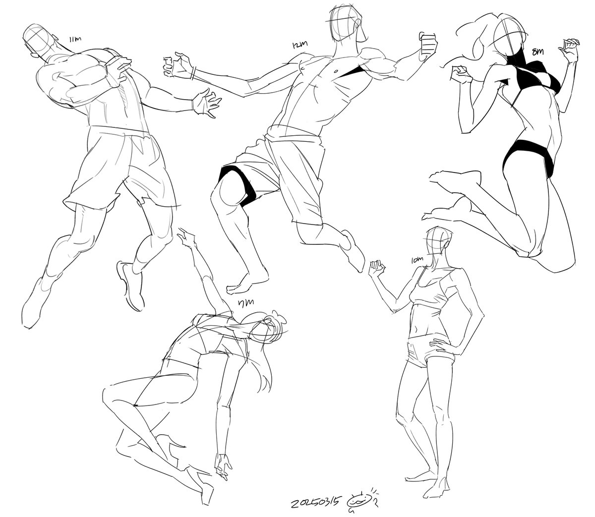 그록기 재밌서~ 특히 옷주름 크로키가 재밌네요😋