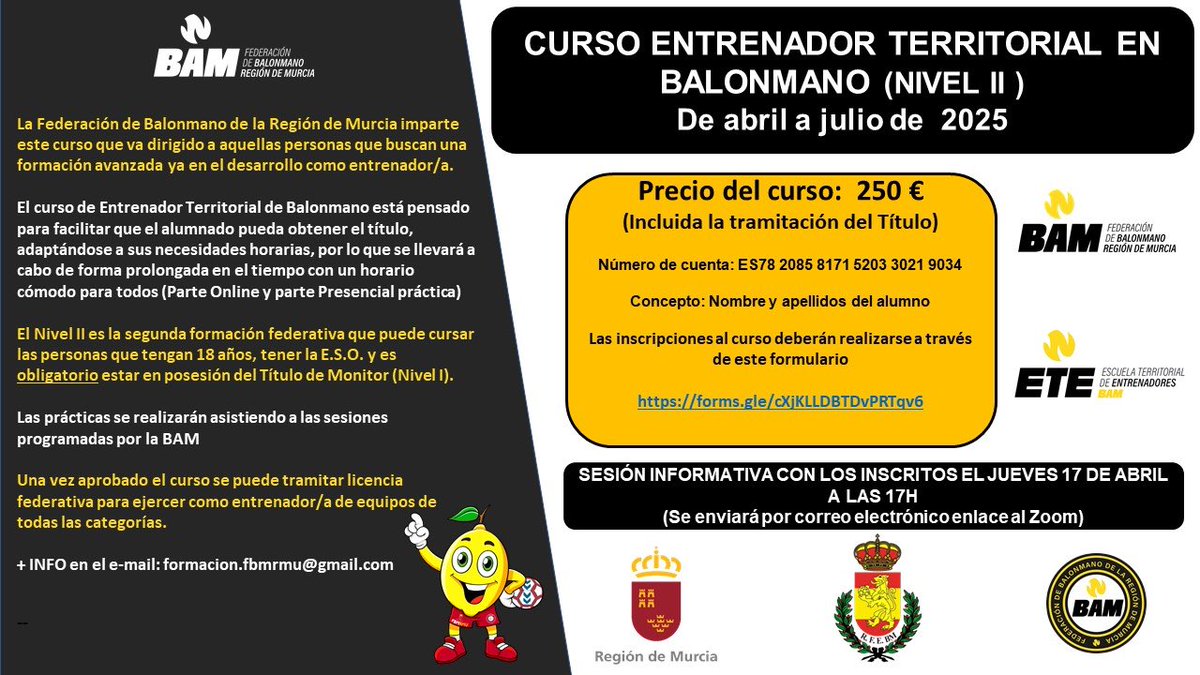 FED. BALONMANO REGION DE MURCIA tweet media