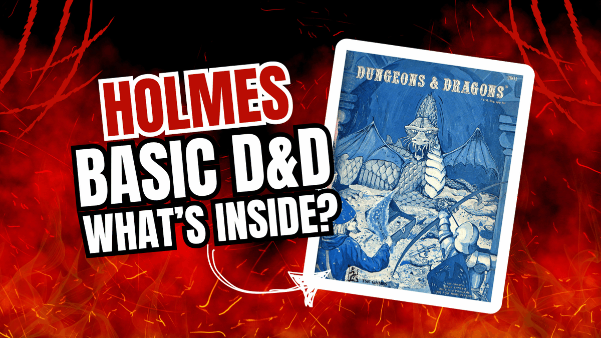 rollstats's tweet photo. The 1977 Holmes Basic D&amp;D set. This edition served as a bridge between the original 1974 rules and AD&amp;D, introducing many to the world of tabletop role-playing. What's inside this little blue book? https://t.co/mFGk7oZGGg https://t.co/1msCJMwW4F