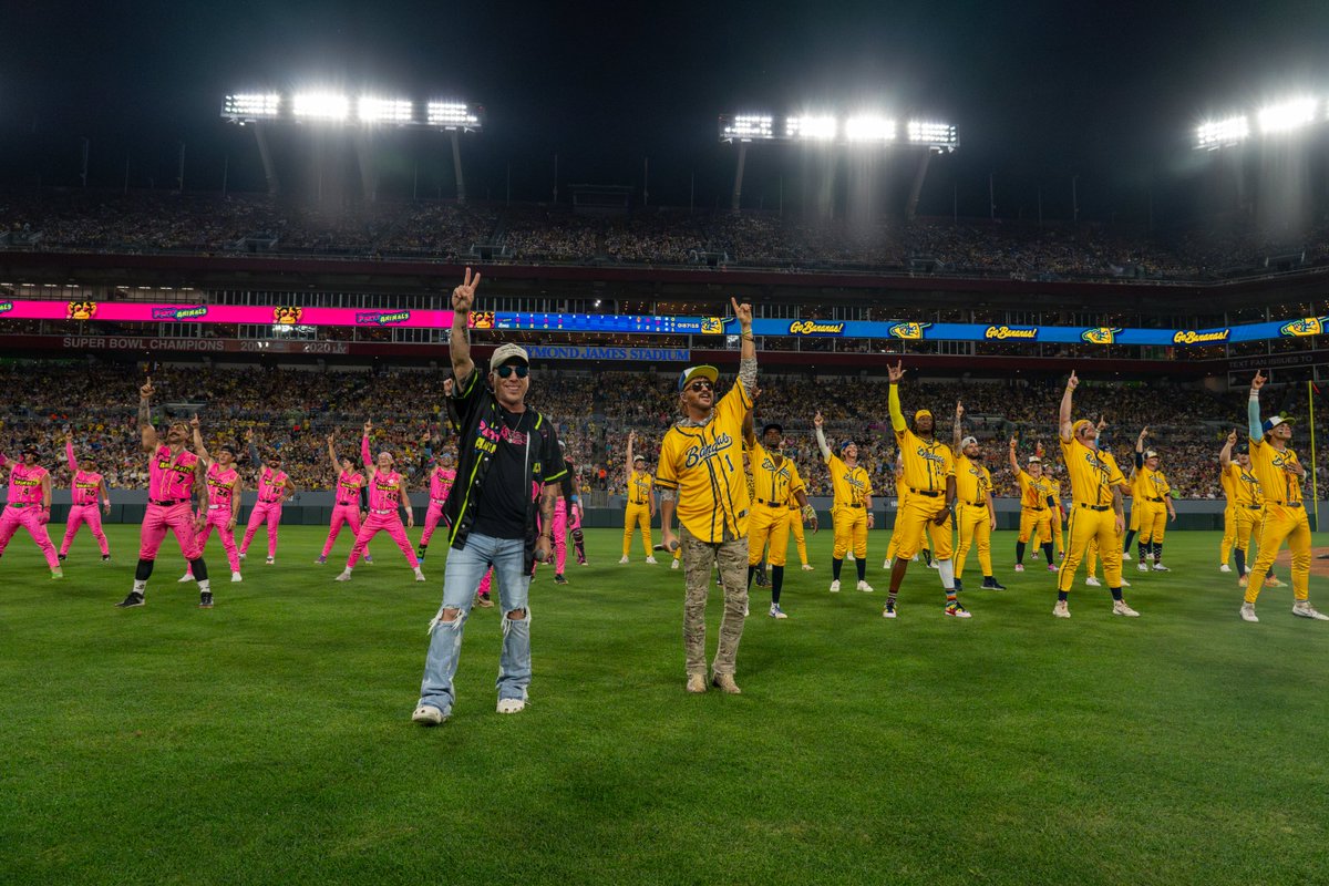 Tampa Bay, not only did you rearrange your field, but you also rearranged our hearts🫶 To all 65,000 of you that went Bananas with us at Raymond James Stadium, thank you for making our NFL stadium debut truly unforgettable! From sailing away with Bill Leroy, to a Hometown Home