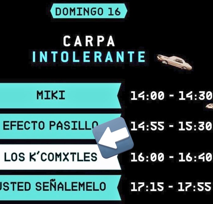 HOY HOY HOY .4 PM. 
No dejen de ver a Los K'Comxtles
en la Carpa Intolerante del
#ViveLatino2025 #ViveLatino .
Máster <a href="/RafaAcosta_C/">Rafael Acosta</a> estará rifándose
en batería 🥁!