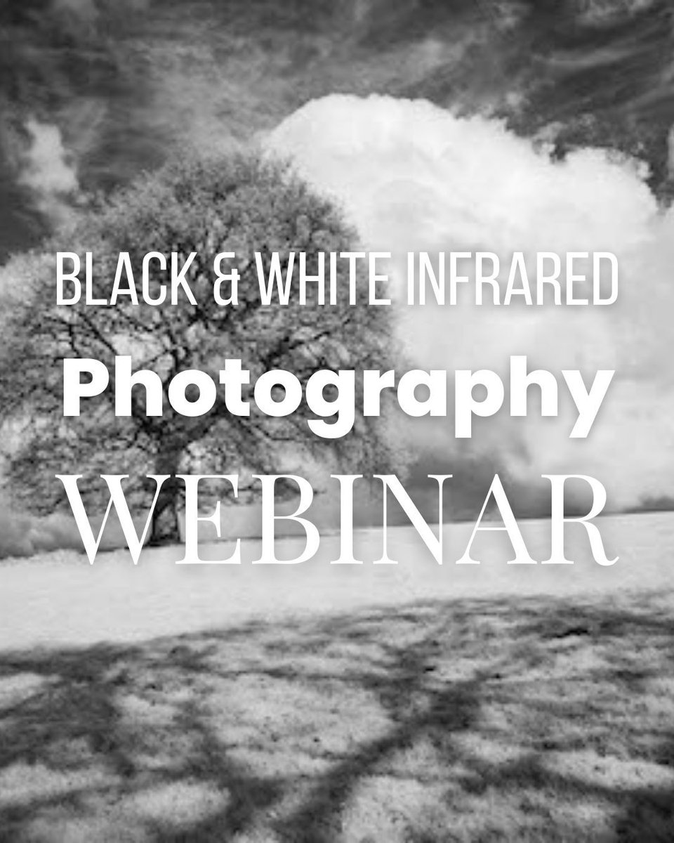 nikonownermag's tweet photo. The Secrets To Success With: Black & White Infrared Photography. Webinar presented by Simon Stafford @sj_stafford, Tuesday, 25th March 2025, 7:00 pm GMT. DM us for more details!
#blackandwhitephoto #blackandwhitephotography #phototips #photoclass #infrared #nikonowners https://t.co/9gys61r2o7