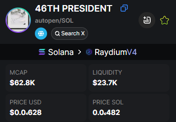 MOODENG_CALLS's tweet photo. 🔥 #autopen 🔥
🚀 MCAP: $62.8K
🛡 Contract: Gw9fJ5k1gNyUTe6r4UahAKxqai2cZmsvh6YAfvn5pump
🔗 Warrior Group: https://t.co/InnhgPPqbi
🤖 Trading Bot: https://t.co/ju9SYpN9pn
#Solana #Crypto #MemeCoin #AlphaSol #TradeToEarn #SolanaGems $BTC $ETH $XRP $SOL $BNB $DOGE $ADA $TRX https://t.co/ednlfLoNNN