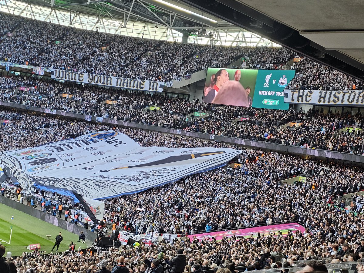 MsiDouglas's tweet image. 'Write your name in the history of Newcastle United'... what a tifo by @worflags....
