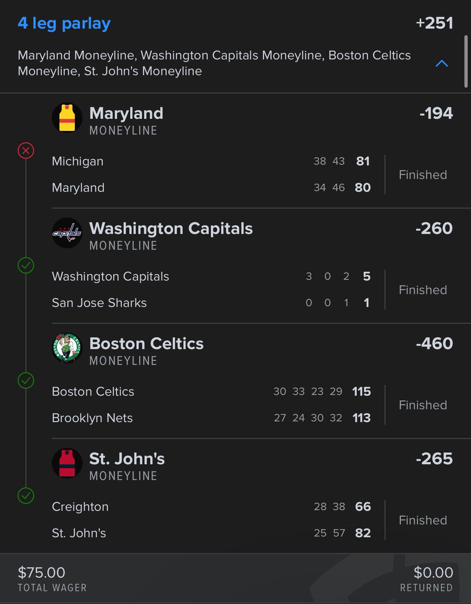 TheWizardKelly4's tweet photo. Saturday Recap 📝

#UMD🐢 Hooked us From a Legendary +22u Saturday 💔😭  

After Back2Back +13u📈 Days I Wasn’t Disciplined With My Units And it Bit Me  -3u overall 🤦🏾‍♂️ 📉

Recouped +6u📈 on the Later Slate With Hockey, Boxing, & NBA🏀 

Up +30u📈 So Far This Month and March Madness Hasn’t Started Yet 🤫

🆓 30-Day Trial ⬇️
https://t.co/DTm043arKN