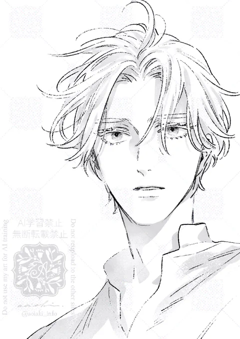 前に描いたまま載せていなかった倉岡さん 
