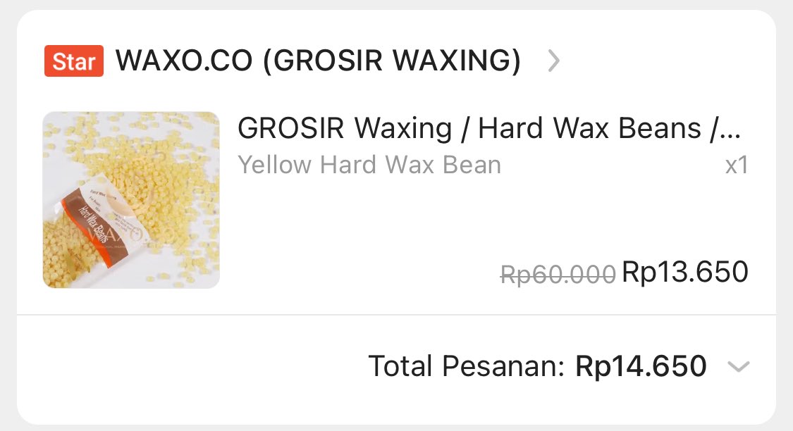 tweenagederstar's tweet photo. Aku beli di sini.. minusnya dia kek bau lilin gosongg gt siy ga wangi kayak sugar wax. Tp beda varian beda wangi mungkin https://t.co/HnXO0WOx5B