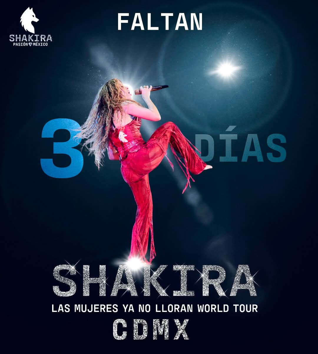 ShakiraPasionMx's tweet photo. Contestar solo aquello y sentir solo esto 🎶... 

3 días para ver a nuestra querida @shakira de los pies descalzos 👣 en CDMX https://t.co/AIBfEUAJTx
