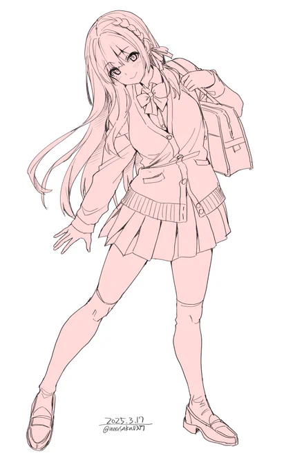 たまにはニーソックス 