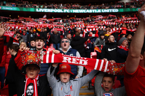 LFCphoto's tweet photo. #LFC #LIVNEW #CarabaoCup #Wembley #Liverpool #AnfieldSouth https://t.co/e1DIpPTPbf