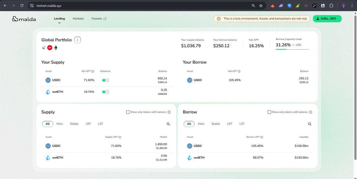 AssetsLover's tweet photo. @malda_xyz @RiscZero

The testnet experience was incredibly smooth, with every feature working flawlessly. https://t.co/cgTH4sjGGO