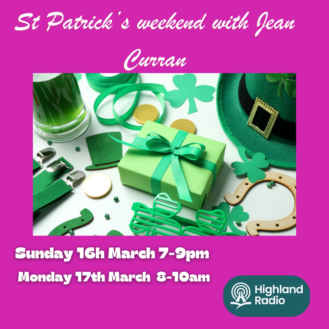 jeancurran3's tweet image. Double helpings this weekend. Join me tonight as usual 7-9 pm and tomorrow morning 8-10am. Celebrating 35 years with @highlandradio tomorrow. The usual mix of music with a few "new to me" artists too. Text/WhatsApp 0866025000 and online highlandrdio.com @justjilljackson