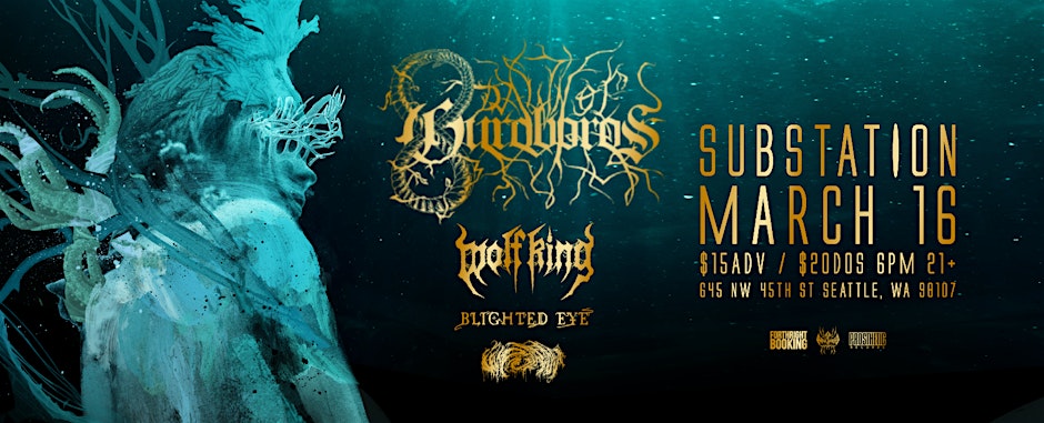 JamesIacobus's tweet photo. Tonight is the final stop of the Dawn of Ouroboros (@OuroborosOf) Bioluminescence Album Release Tour. Wolf King (@wolfkingca), Blighted Eye, and Undulation are in support. If you're in the Seattle area, you won't want to miss this night of headbanging excellence.
🤘💀
#metal https://t.co/WYjCxyWaRC