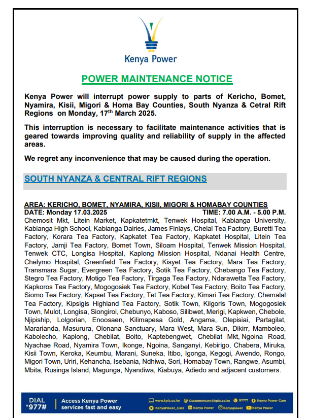Kenya Power tweet media